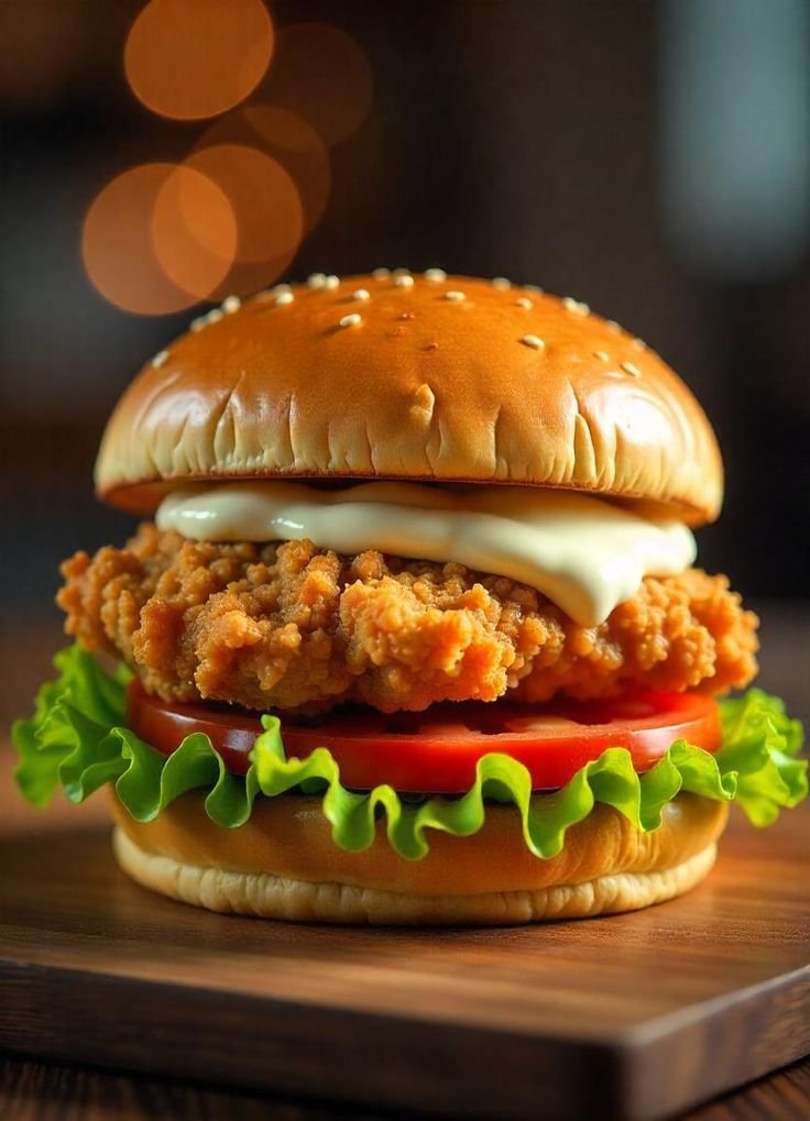 ultimate crunch chicken burger